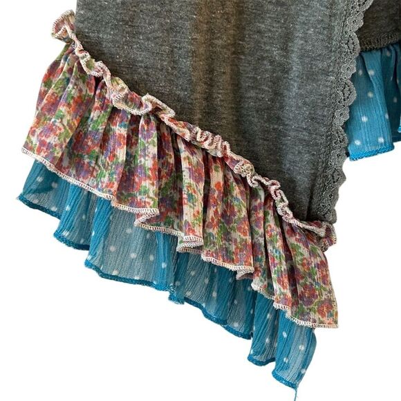 Spoiled Women's Gothic Cosplay Ruffled Sleeveless Vest Blouse Multicolor Size S - Picture 5 of 9